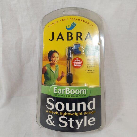 Jabra EarBoom Sound Style Mobile Cordless Phones Except Nokia Vintage 2000 Prop - Picture 2 of 11